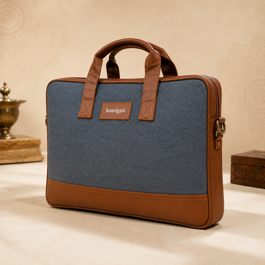 Tweed & Tan Messenger Bag | STYLE NO-335