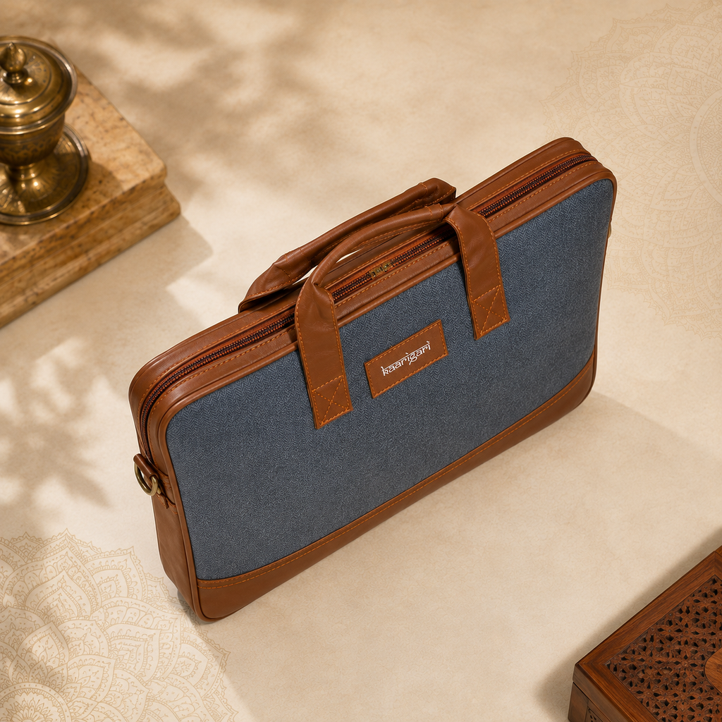 Tweed & Tan Messenger Bag | STYLE NO-335