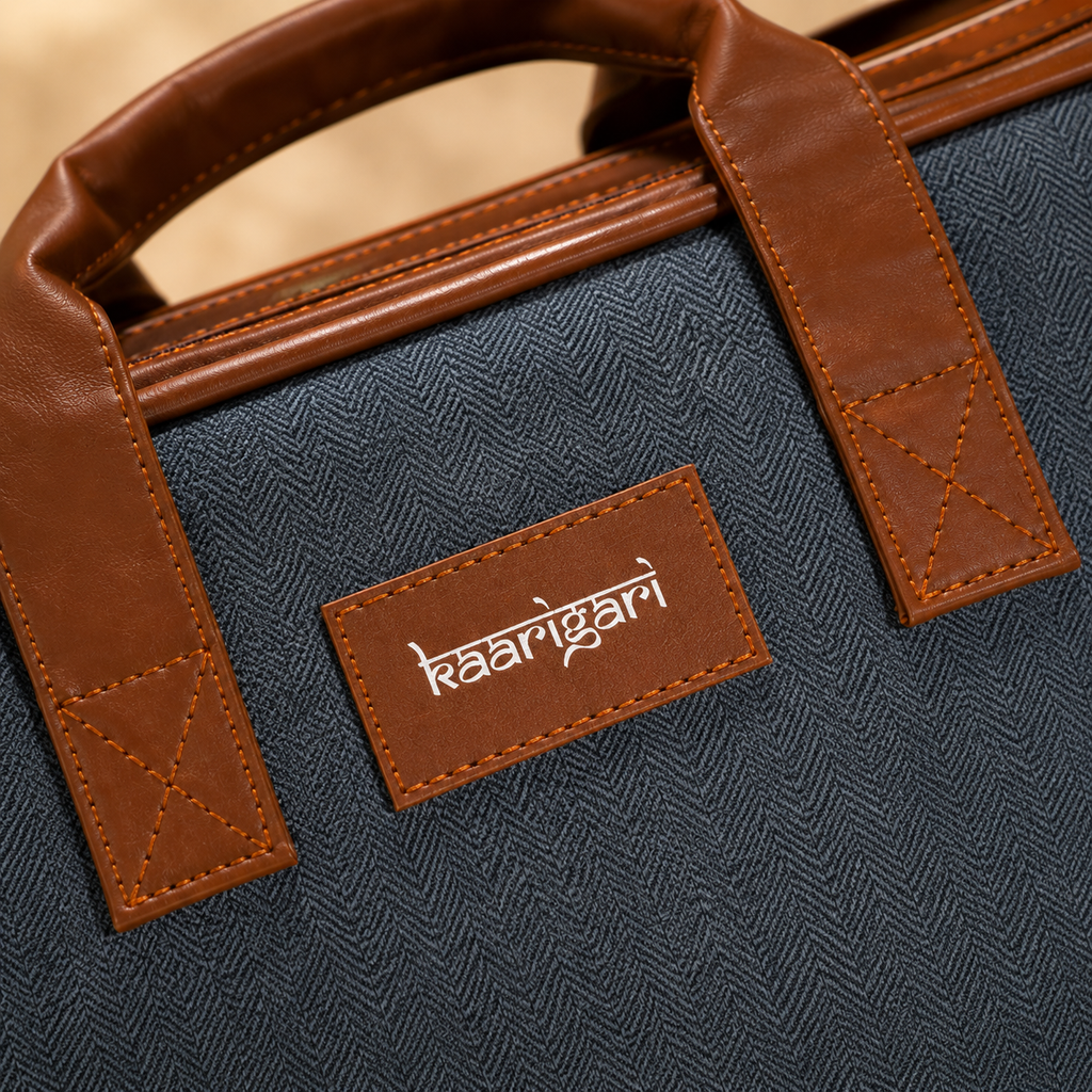 Tweed & Tan Messenger Bag | STYLE NO-335