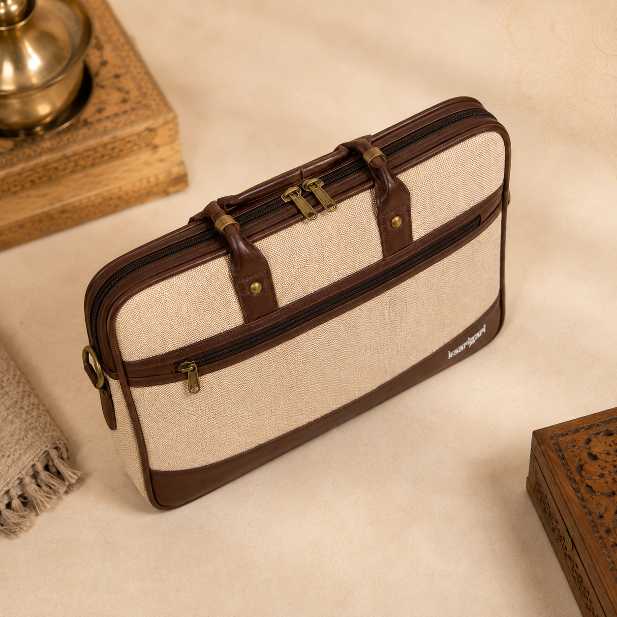 Canvas Trail Briefcase | STYLE No-340