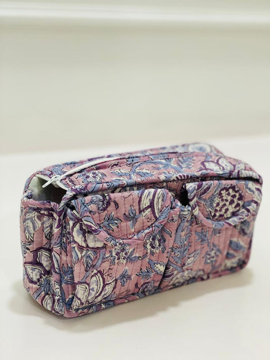 Premium Utility/Toiletry Bag | Hand Block Printed