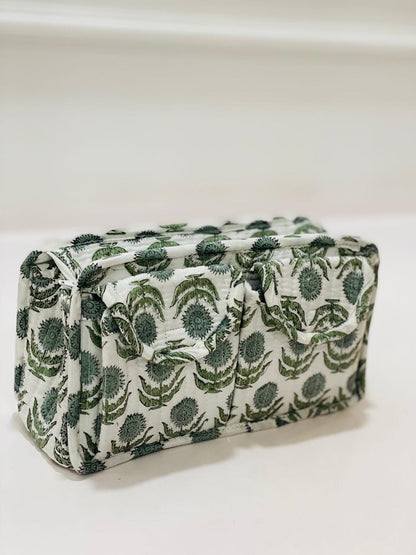 Premium Utility/Toiletry Bag | Hand Block Printed