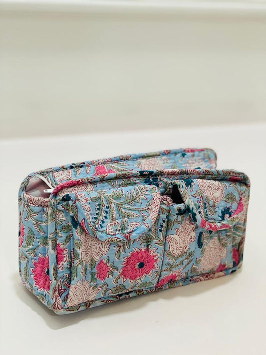 Premium Utility/Toiletry Bag | Hand Block Printed